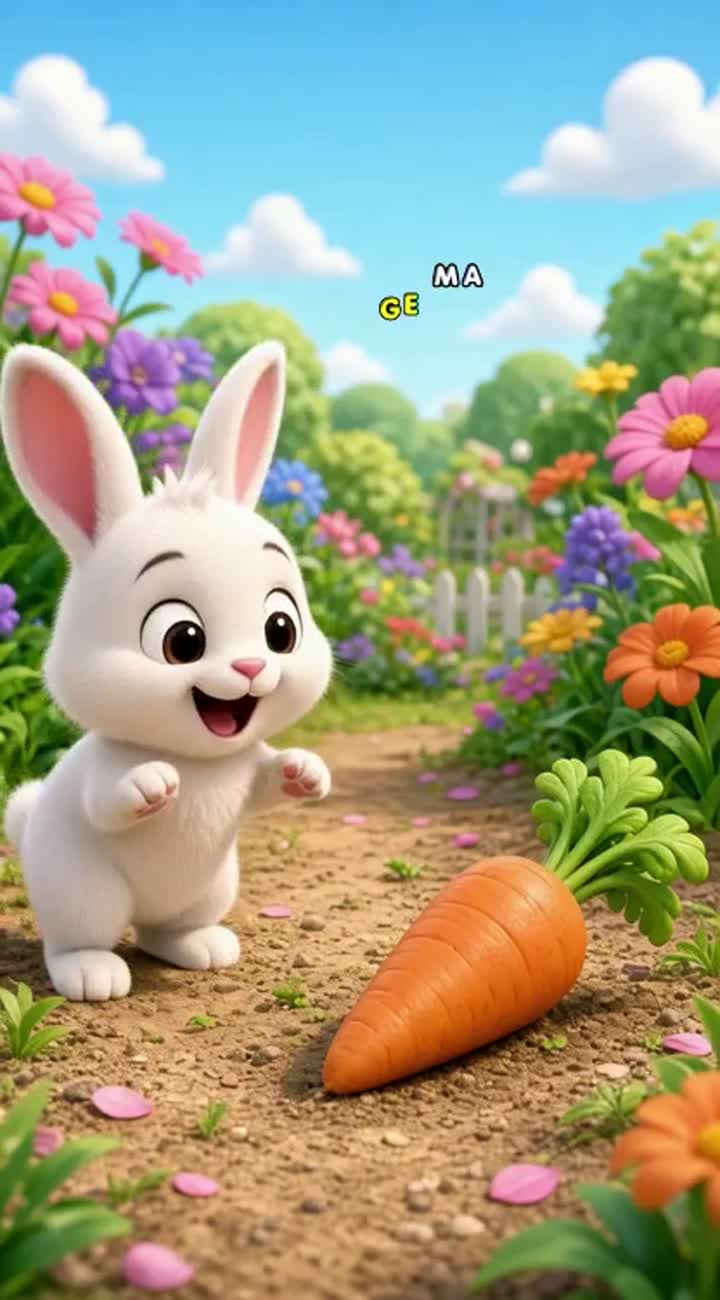Fun, colorful cartoon video for young children — AI cartoon