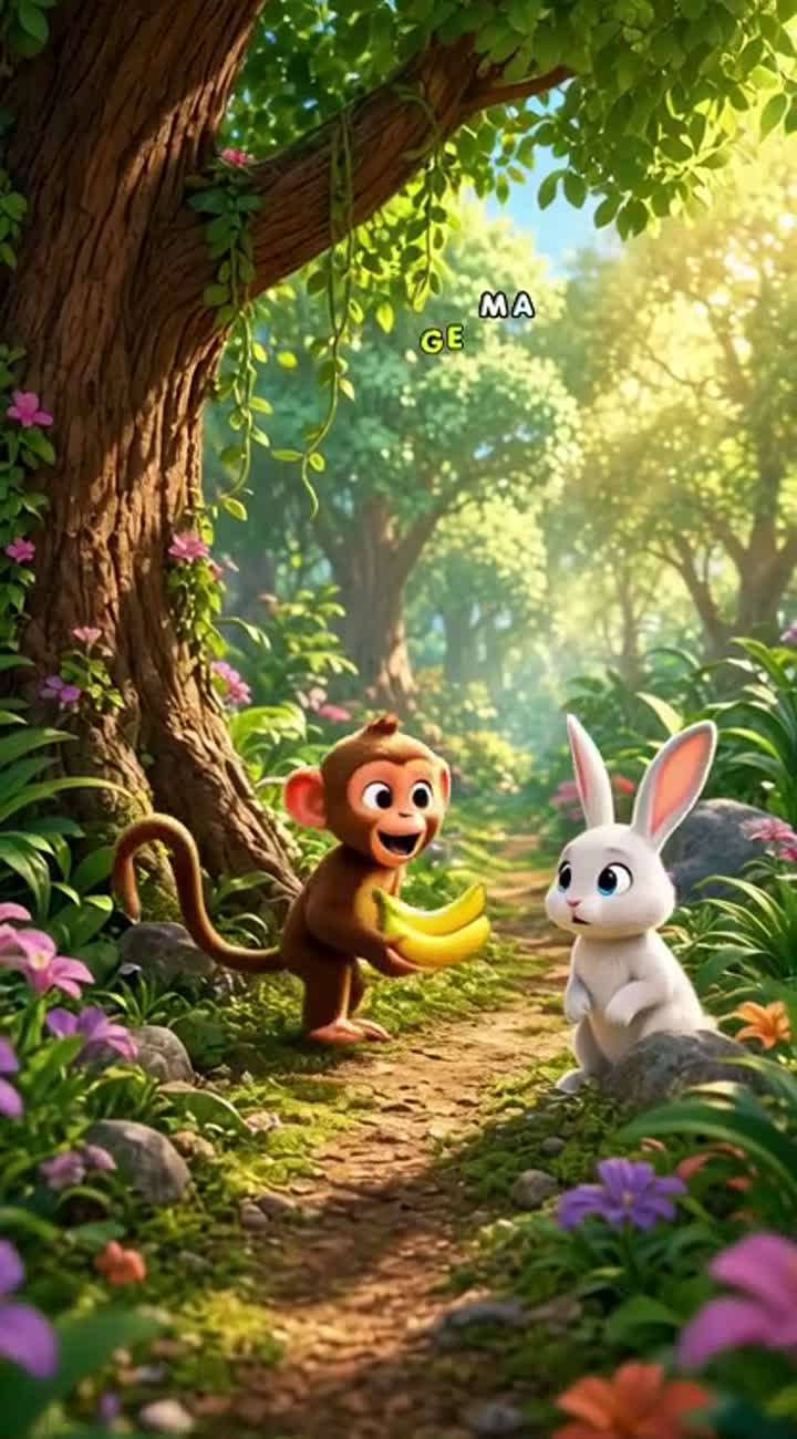 High-quality 3D cartoon animation for children — AI cartoon