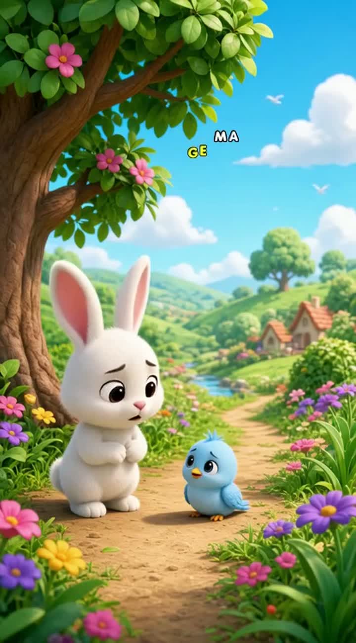 Colorful 3D cartoon story for young children — AI cartoon