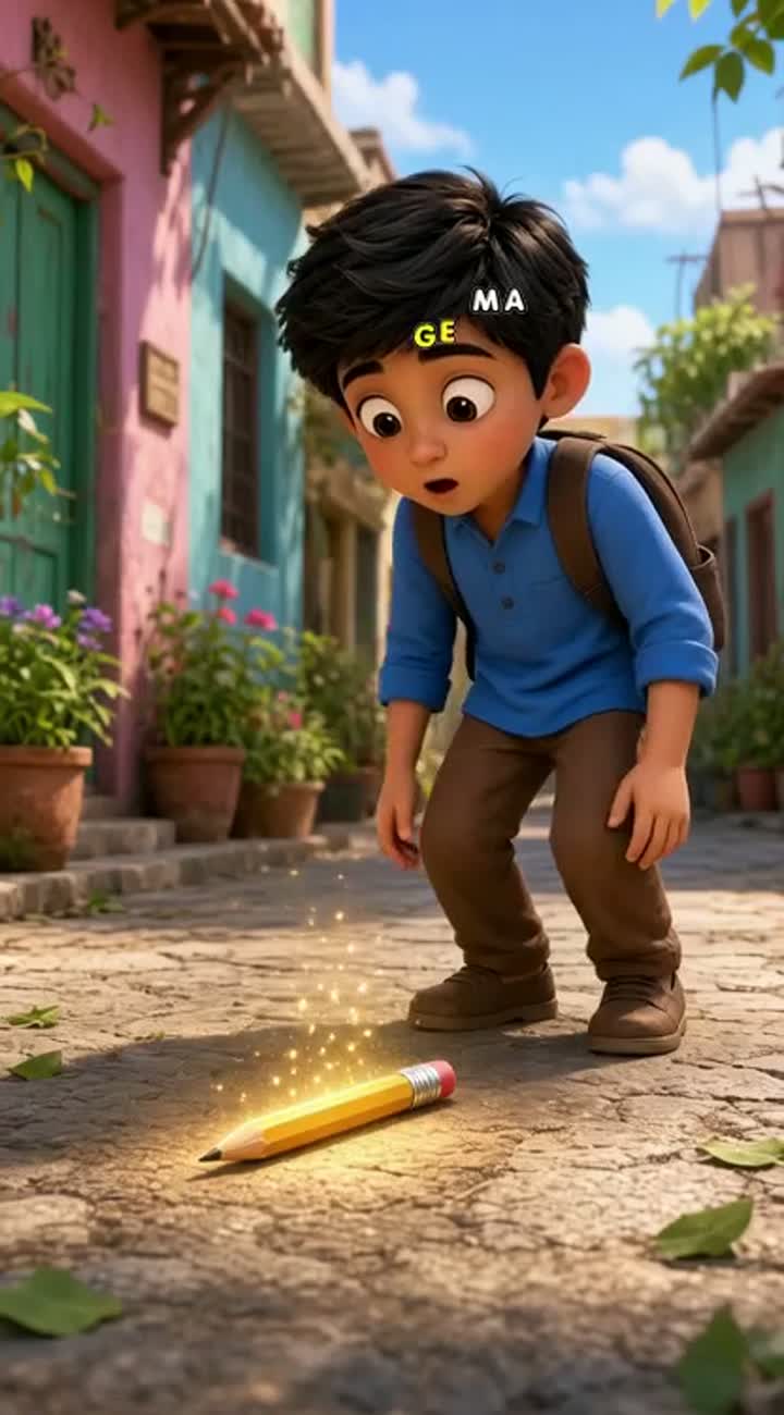 Cinematic colorful lighting, vertical 9:16 — AI cartoon
