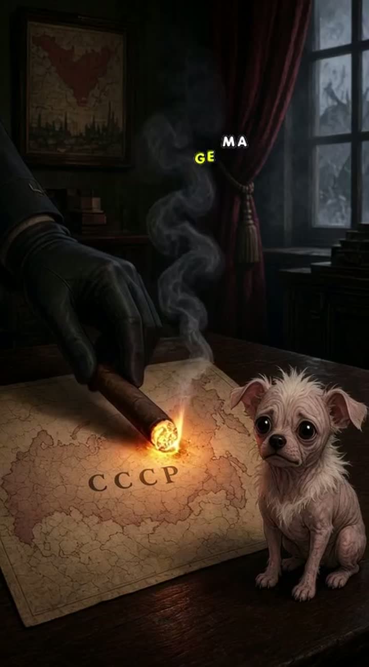 A darkly atmospheric fairy tale about Ukraine — AI cartoon