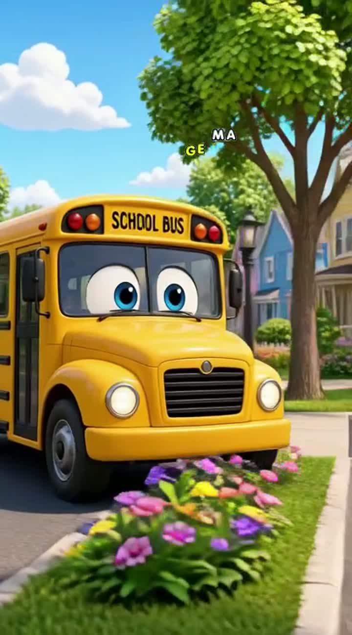 Colorful, high-quality 3D animated nursery rhyme video… — AI cartoon
