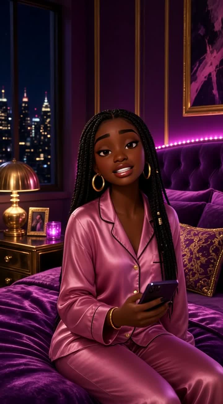 Vertical 9:16 cinematic 3D animated comedy-drama titled "BESTIE… — AI cartoon
