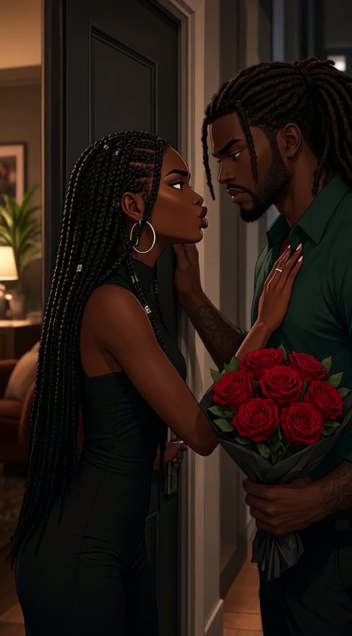 Inside Nia Carter's modern Atlanta apartment, Nia… — AI cartoon