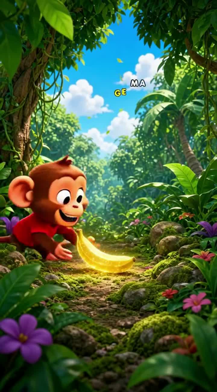 Vertical 3D cartoon comedy for kids — AI cartoon