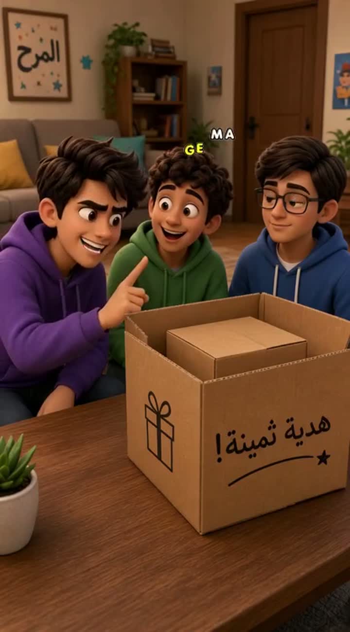 A vibrant 3D cartoon comedy with bright, saturated colours… — AI cartoon