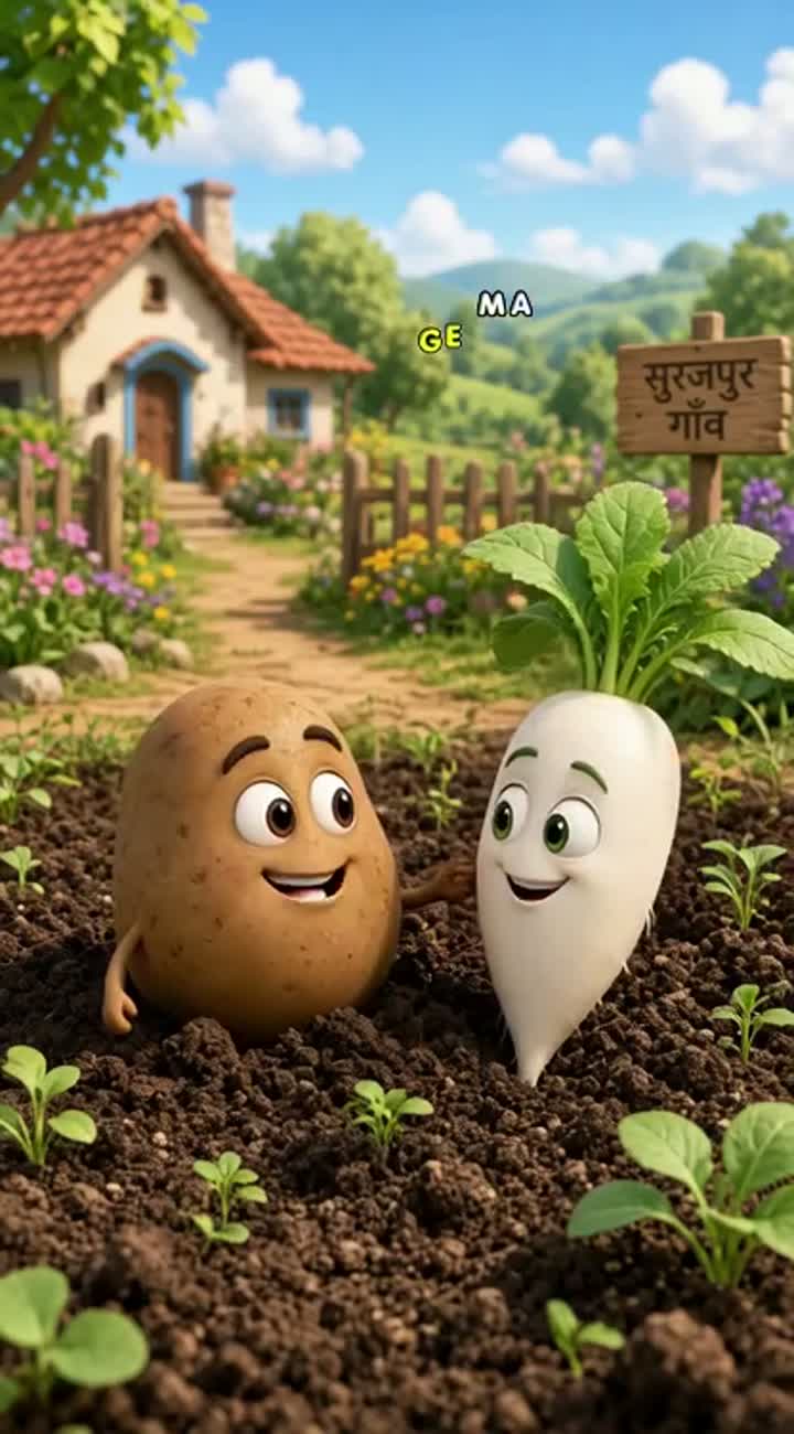 With bright, cheerful colours and smooth, fluid animation… — AI cartoon