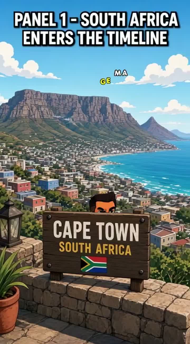 🇰🇪 KENYA VS 🇿🇦 SOUTH AFRICA — AI cartoon