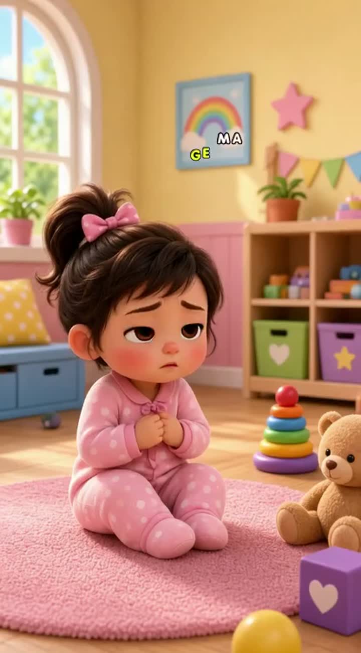 Baby Mia — AI cartoon