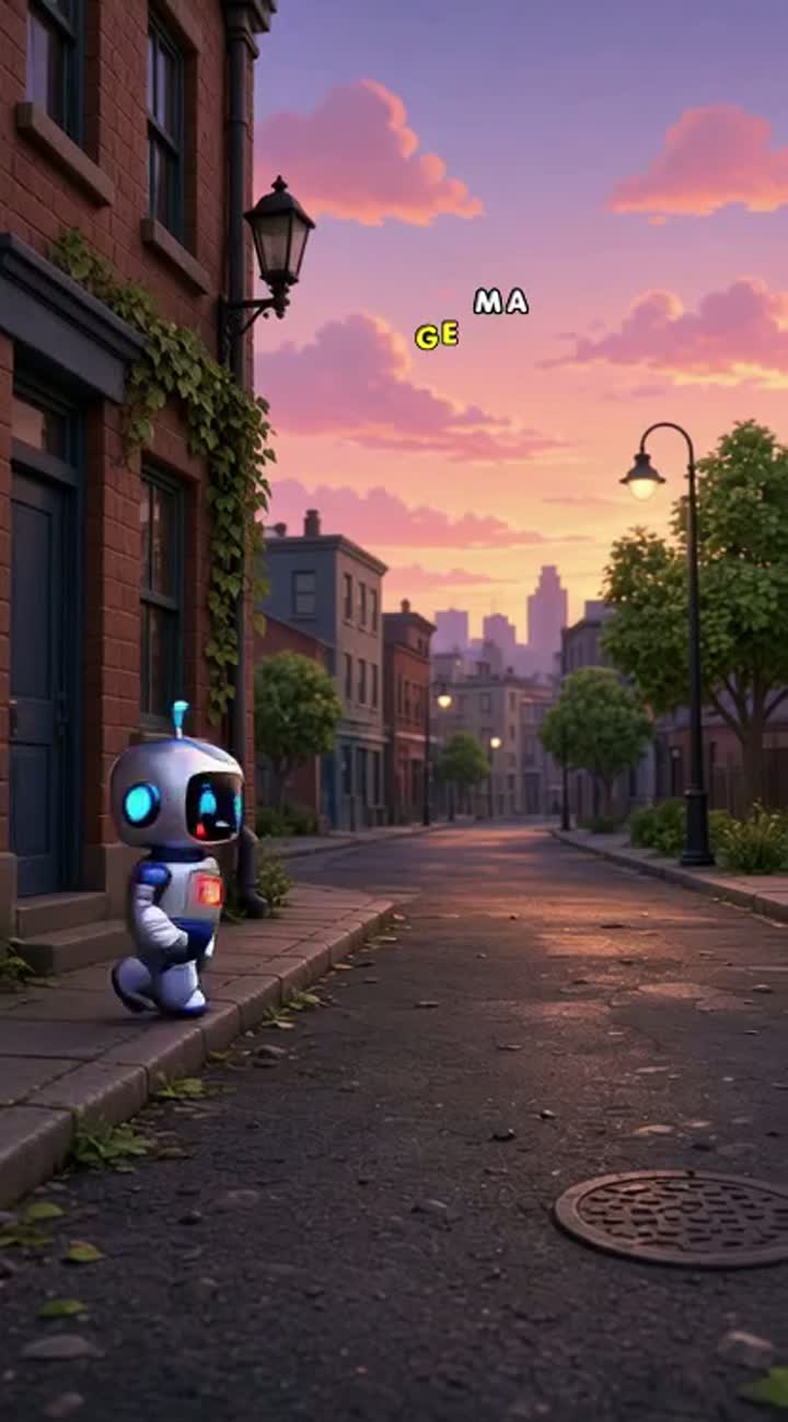 One continuous short animated film — AI cartoon