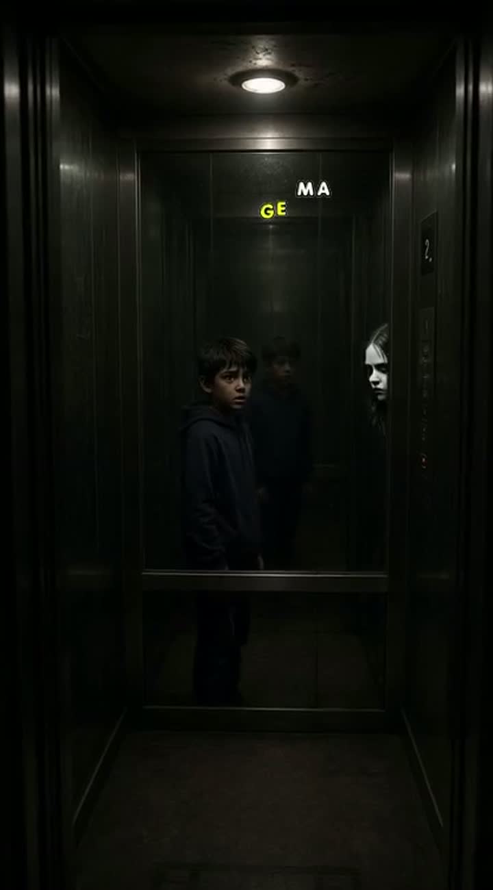 Animation and a spooky horror atmosphere — AI cartoon