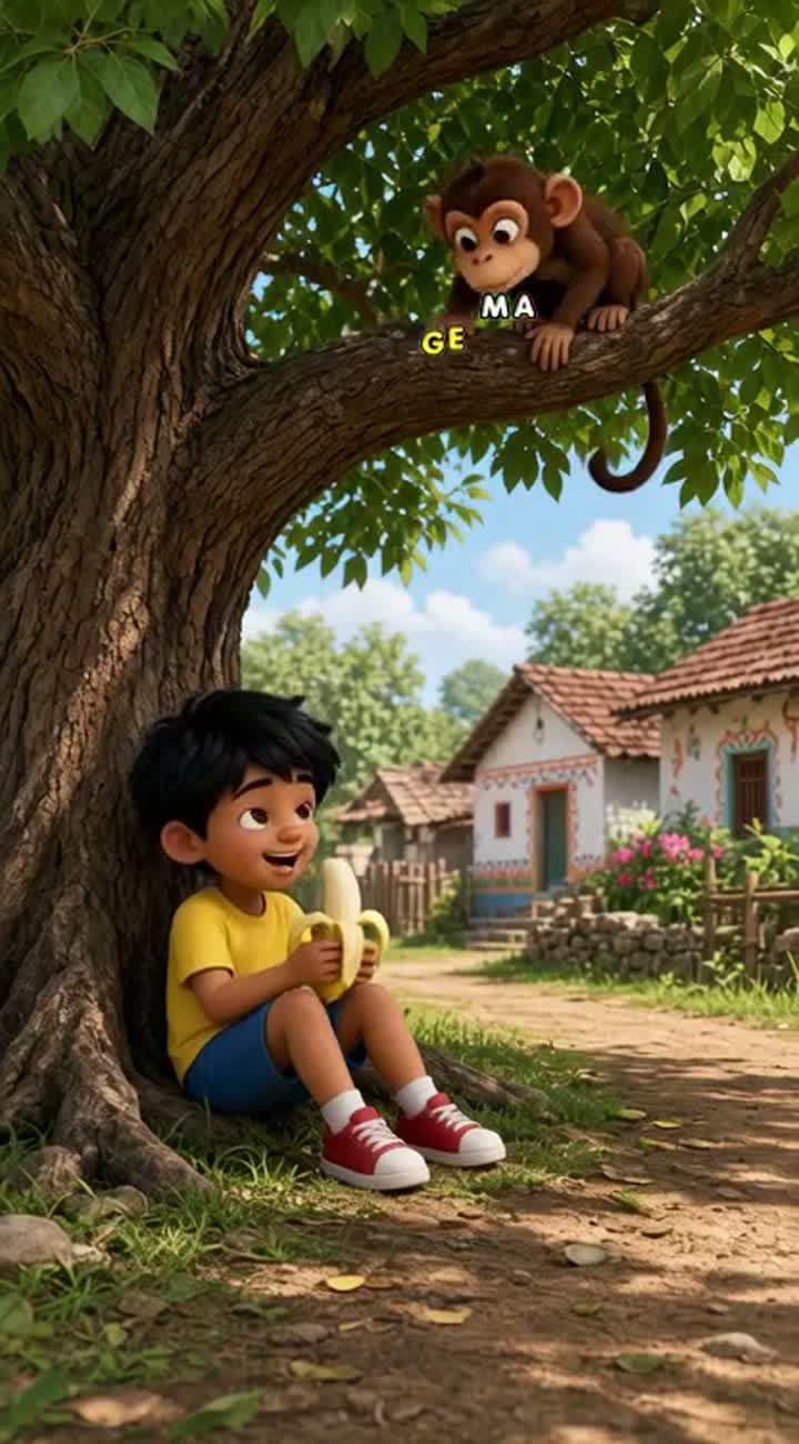 Complete funny 3D animated cartoon video for kids in Hindi — AI cartoon