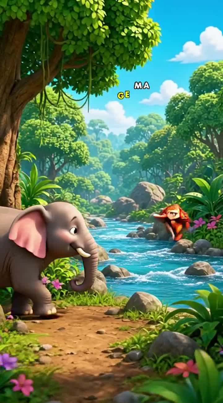 Hindi mein ki ek original 3D cartoon story banao — AI cartoon