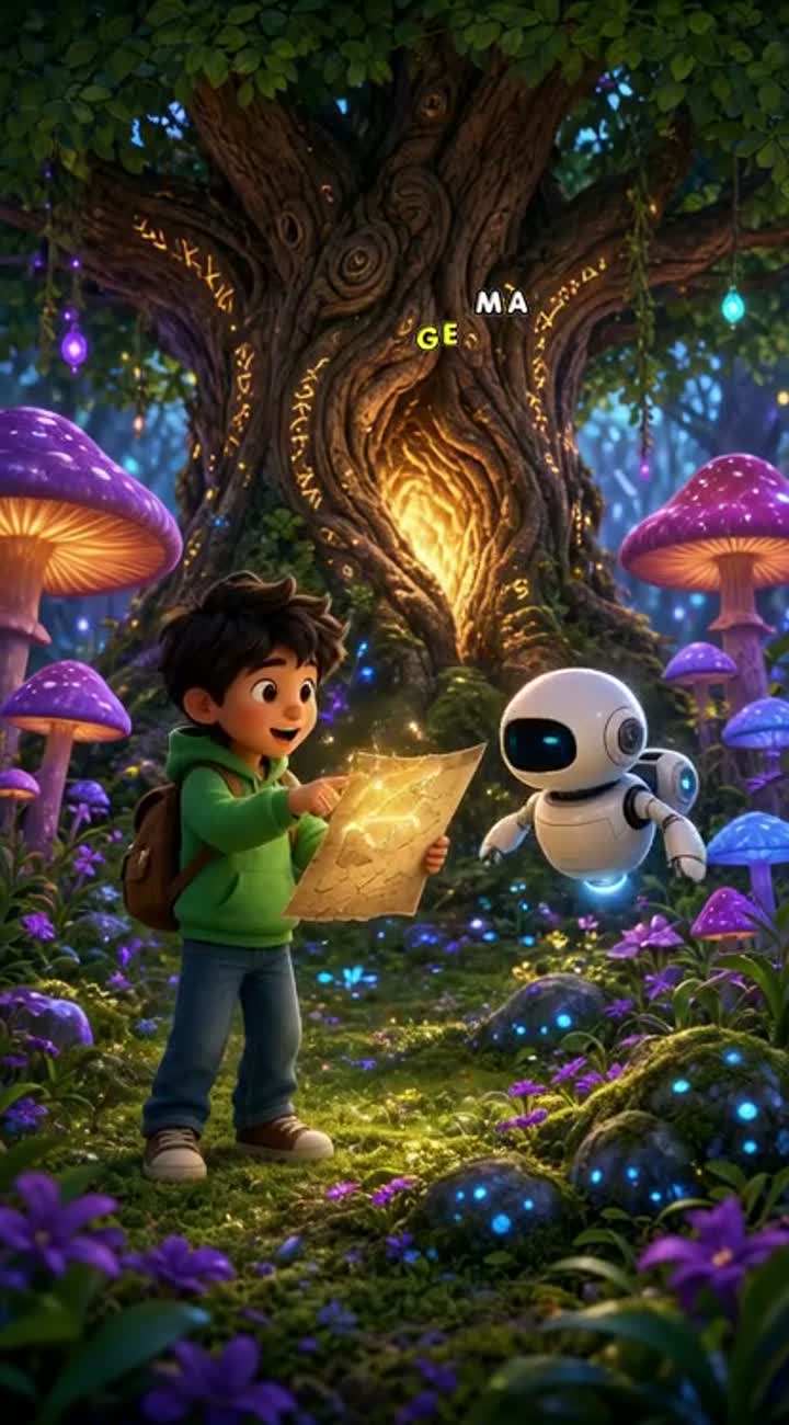 An engaging, energetic, and colorful 3D animation video for children — AI cartoon