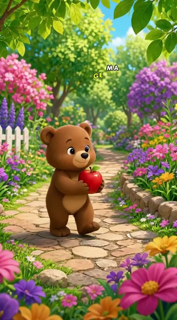 A single continuous animated cartoon shot in a vibrant… — AI cartoon