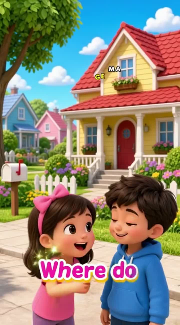 3D cartoon animation for kindergarten children — AI cartoon