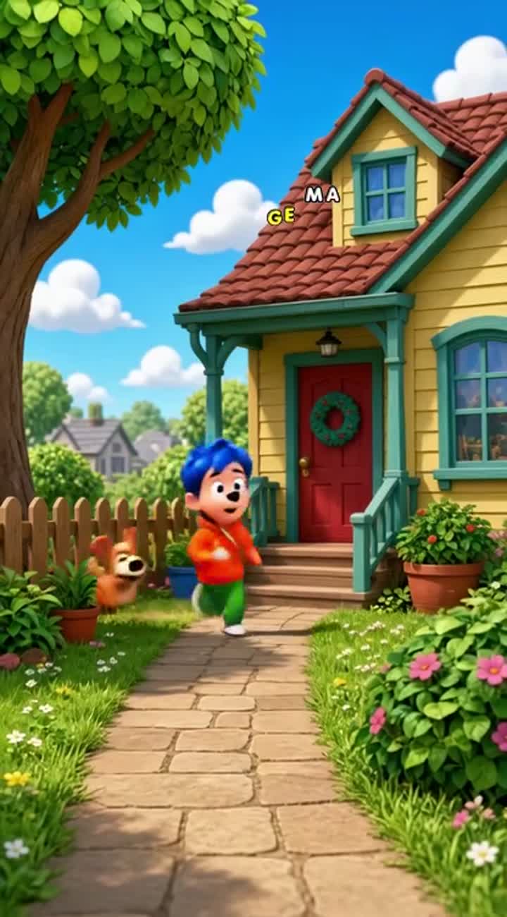 Crea un episodio de dibujos animados en 3D, original… — AI cartoon