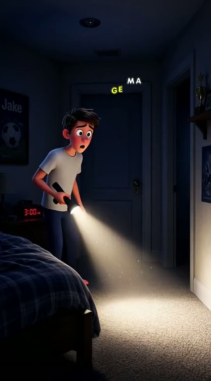 Scary 3D animated cartoon horror story — AI cartoon
