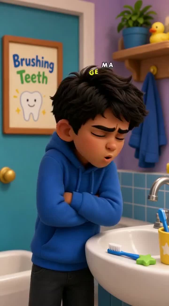 Heartwarming cartoon story using Yasser's uploaded avatar as… — AI cartoon