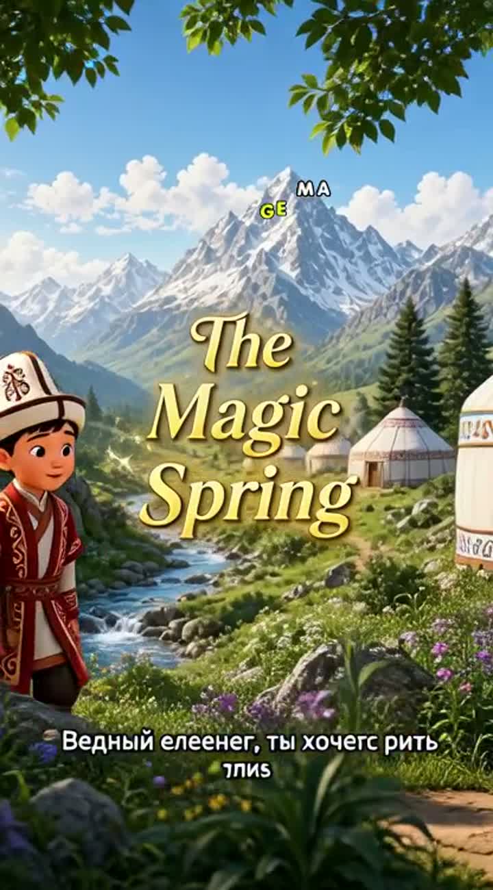 The Magic Spring — AI cartoon
