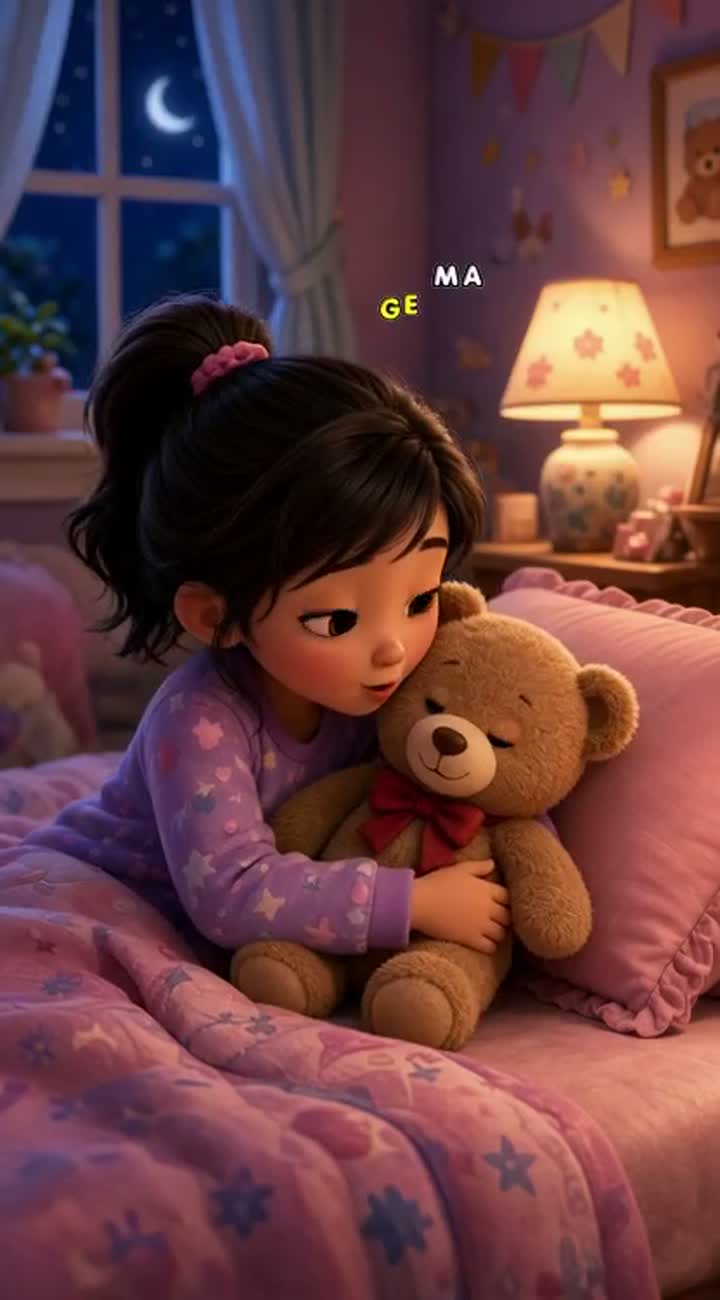 A vibrant, polished cinematic 3D children's animation in a cozy… — AI cartoon
