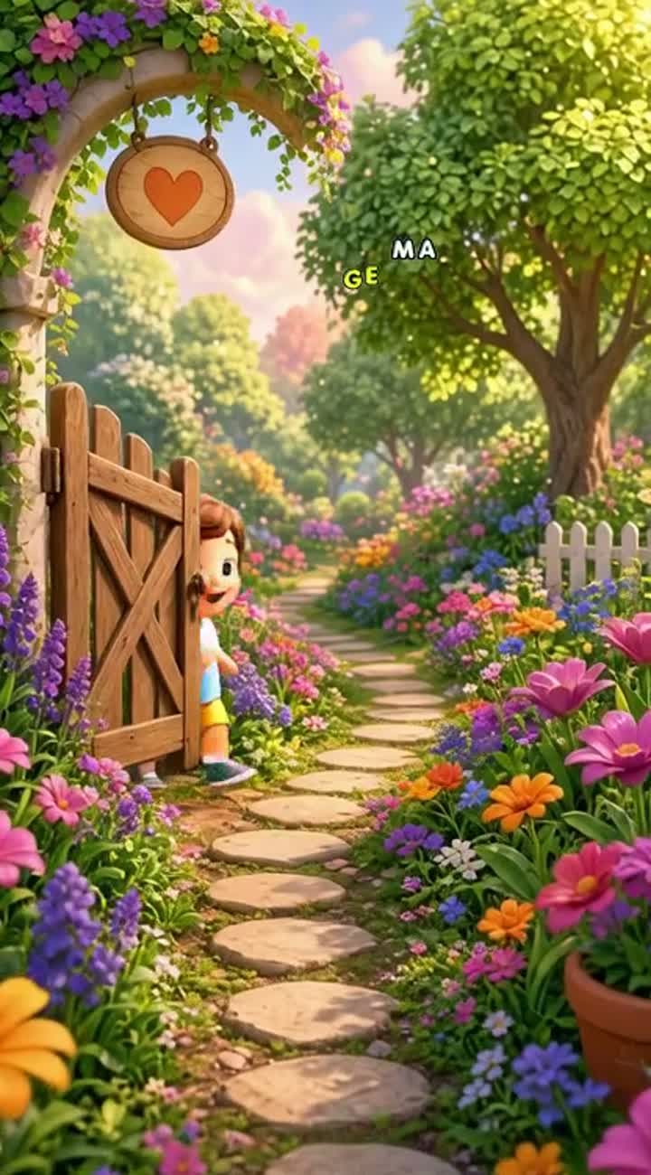 3D cute cartoon animation for children aged 3-6… — AI cartoon