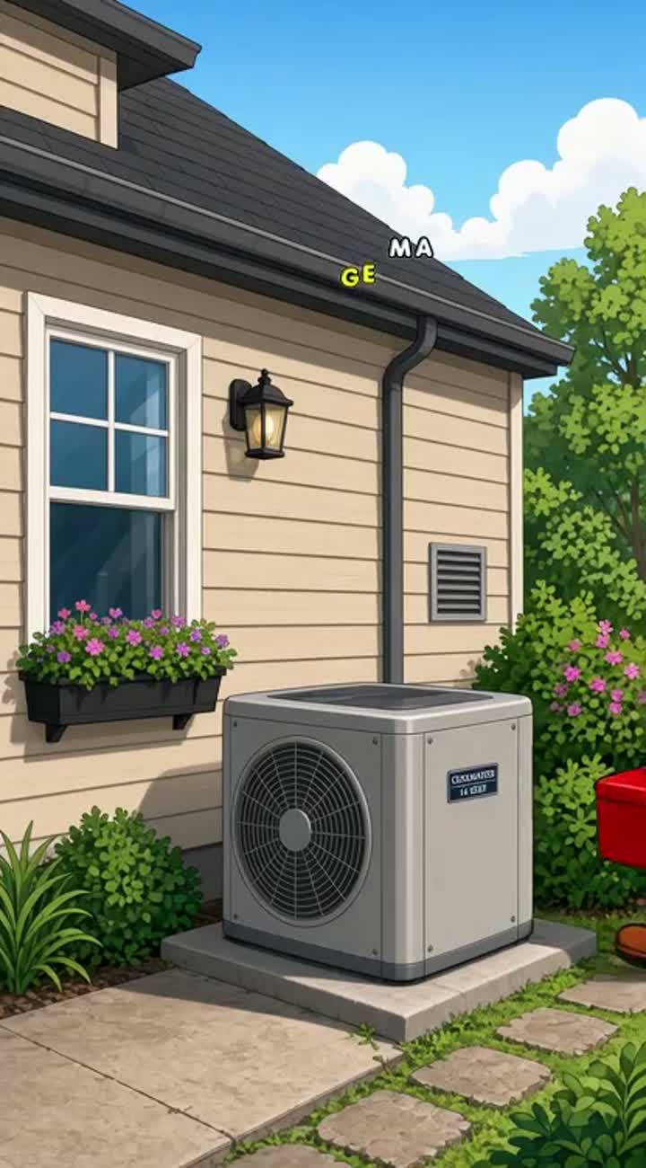 HVAC technician Animated cartoon with smooth animation… — AI cartoon