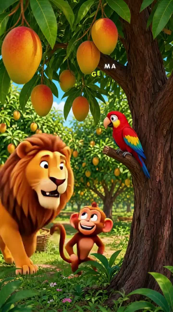 Colourful cartoon with smooth, expressive animation — AI cartoon