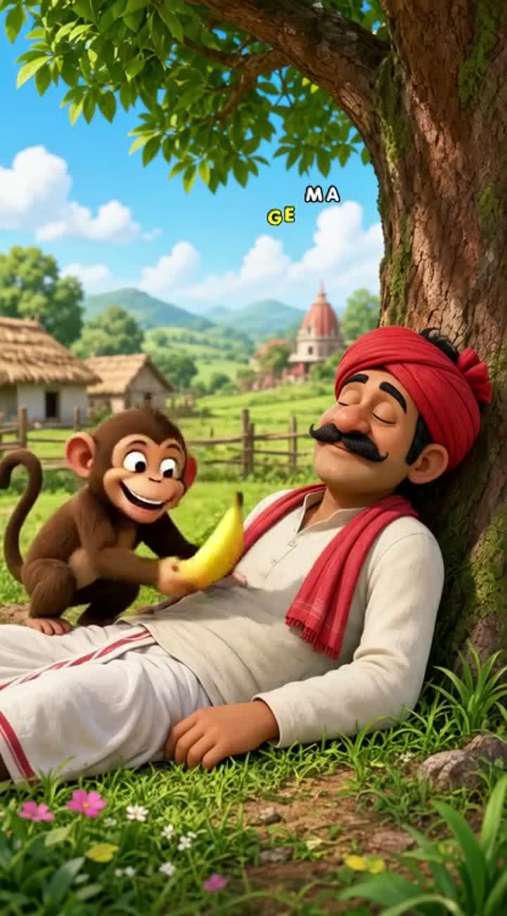 Funny 3D cartoon in Hindi — AI cartoon