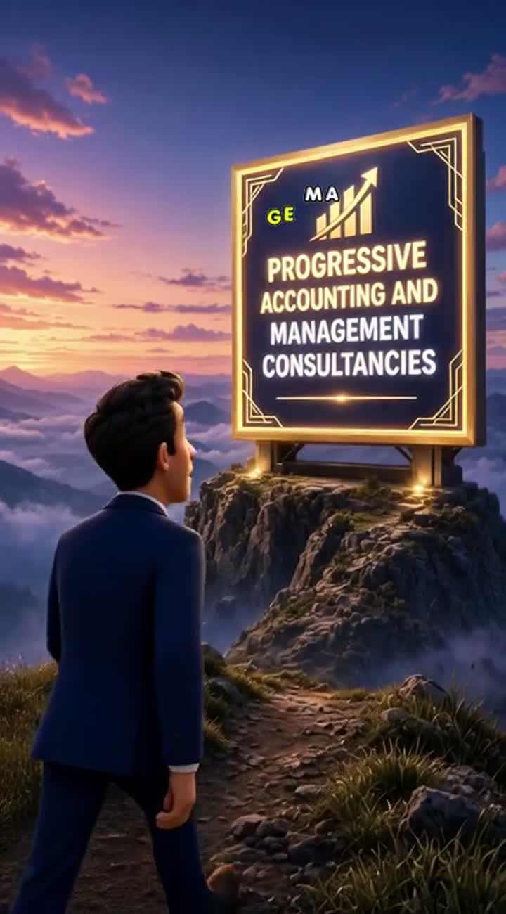 The same businessman reaches a hilltop and discovers a magnificent… — AI cartoon