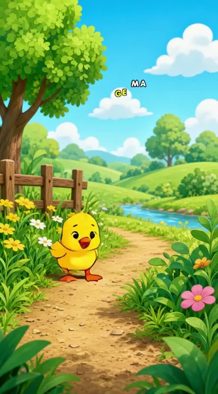 LETRA DA MÚSICA: PINTINHO AMARELINHO — AI cartoon