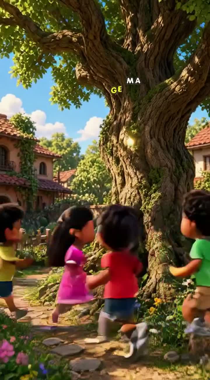 A vibrant cartoon with rich, vivid colours and smooth, fluid animation — AI cartoon