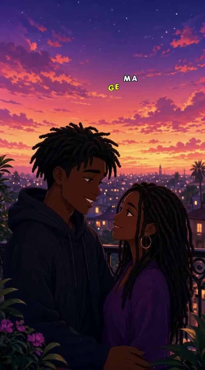 Short love movie animation for me and my wife's using our faces… — AI cartoon