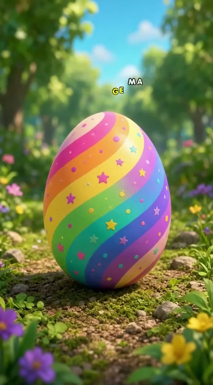 The Egg That Hatches a Surprise — AI cartoon