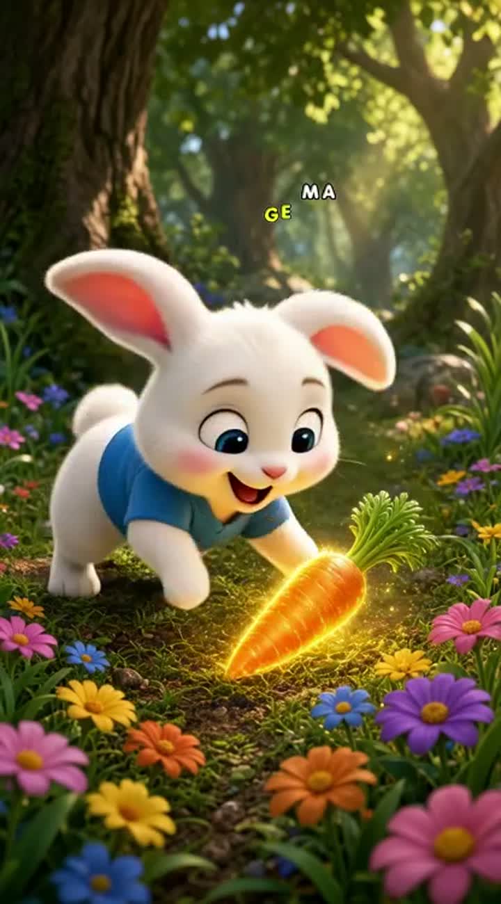 Next scene of the same cute 3D animated cartoon… — AI cartoon