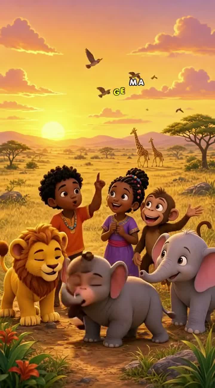 Vibrant cartoon animation with bright colours and smooth… — AI cartoon