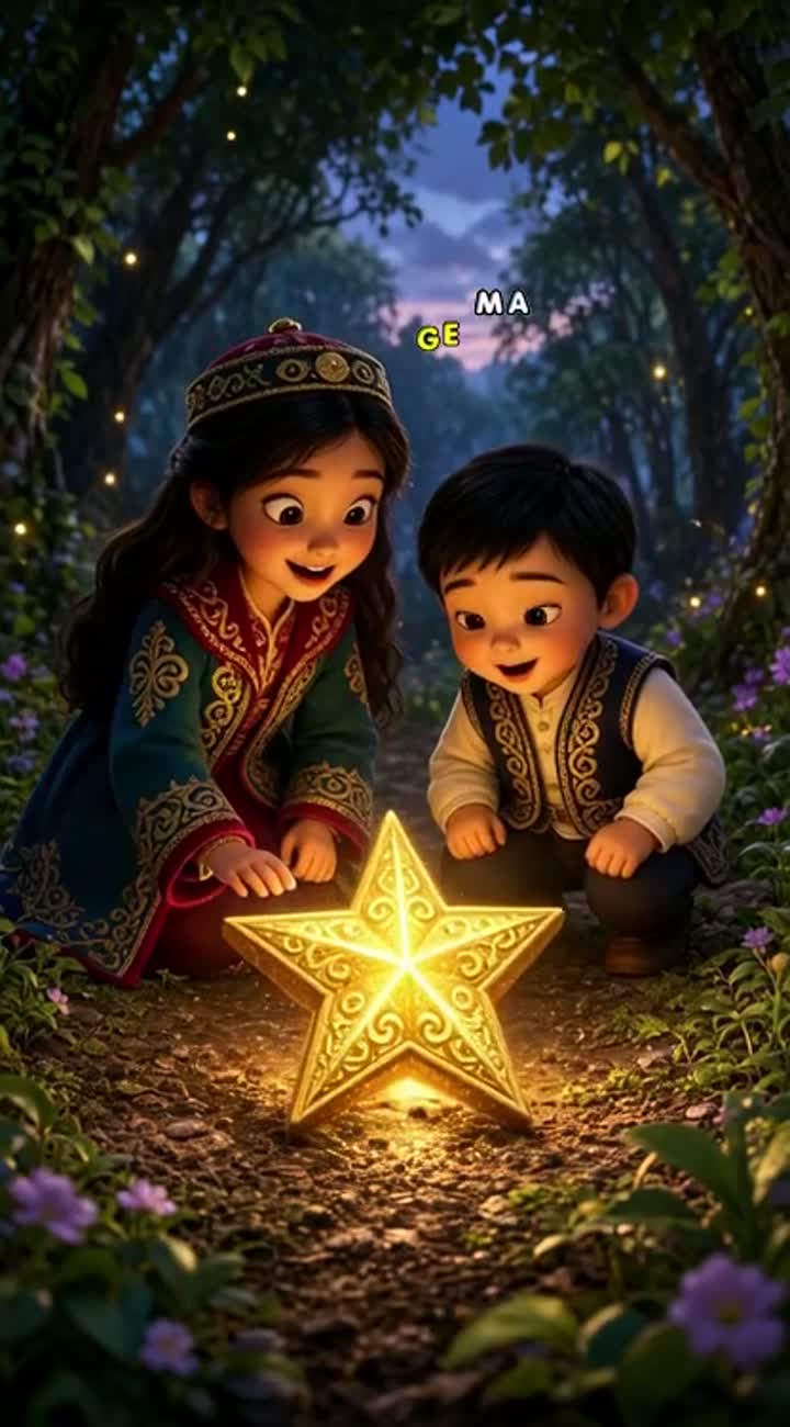 Short, magical 3D animated fairy-tale film in a high-quality… — AI cartoon