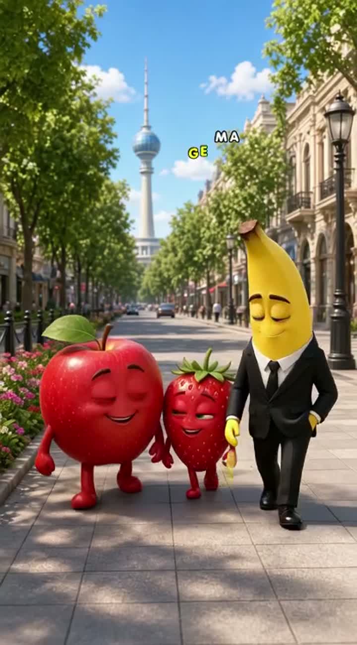 60 soniyalik kulgili 3D multfilm yarat — AI cartoon