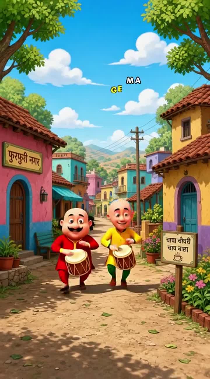 A vibrant, colorful cartoon with smooth, fluid animation — AI cartoon