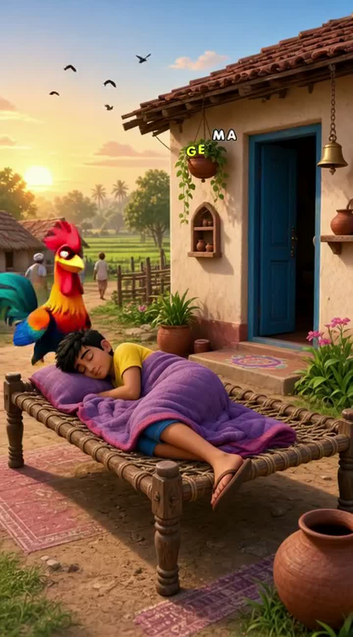 High-quality 3D animated cartoon comedy video for YouTube Shorts… — AI cartoon