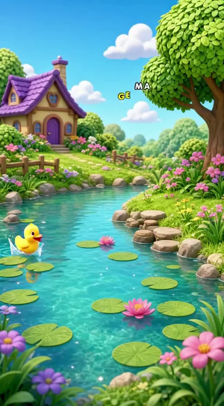 Crie um videoclipe musical infantil em animação 3D de alta… — AI cartoon