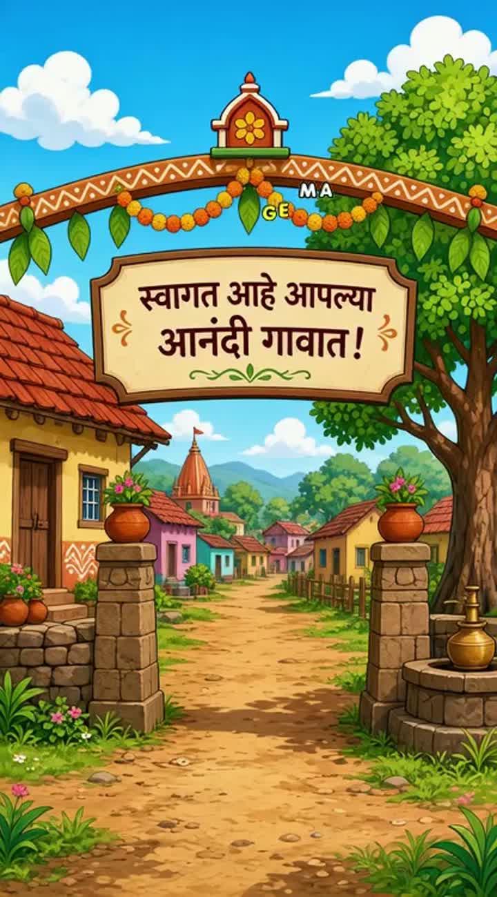 Funny Marathi cartoon story — AI cartoon