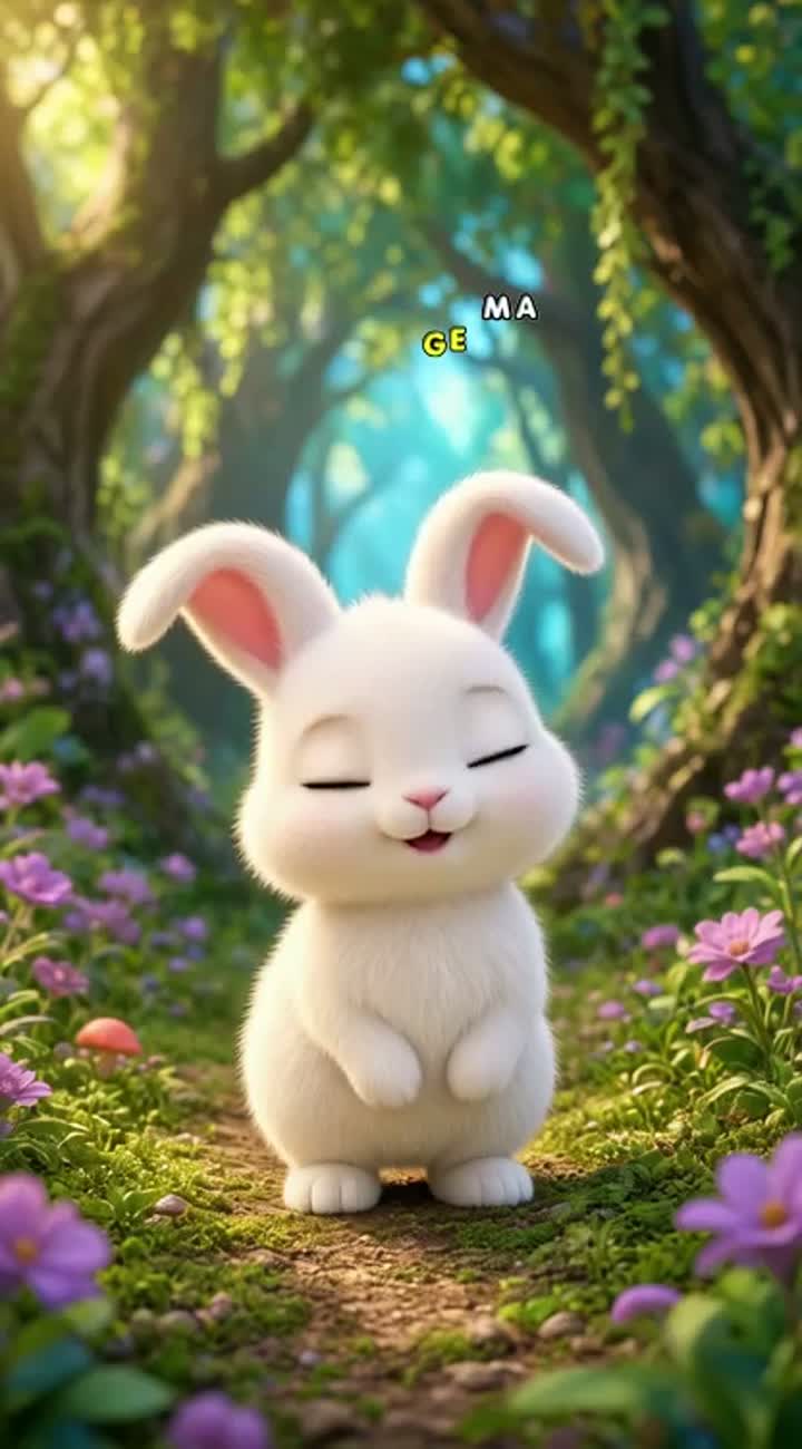 Cute high-quality 3D animated children's cartoon — AI cartoon