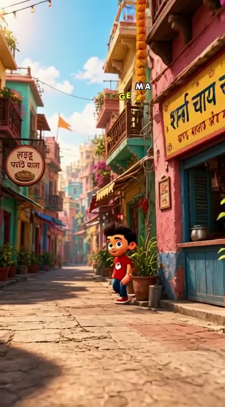 High-quality, cinematic 3D cartoon introduction video for a funny… — AI cartoon