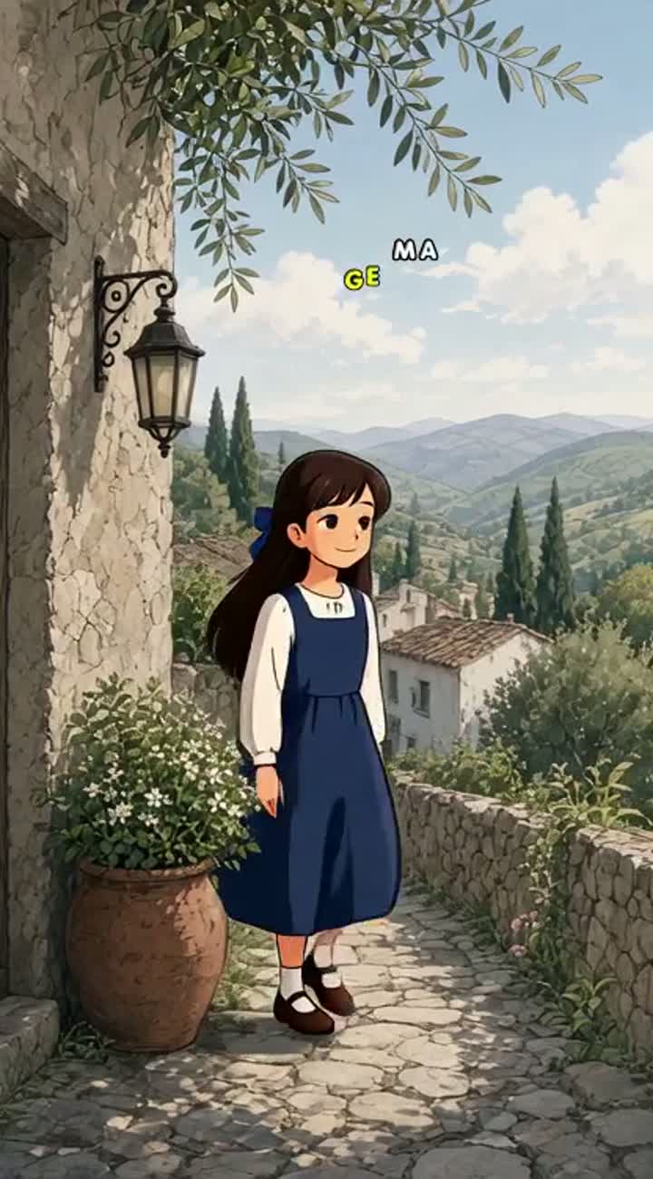 Presented as a short, story-driven 2D anime-style animated film… — AI cartoon