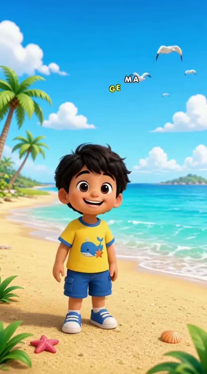 Fahad is a lovable cartoon boy with the same appearance… — AI cartoon