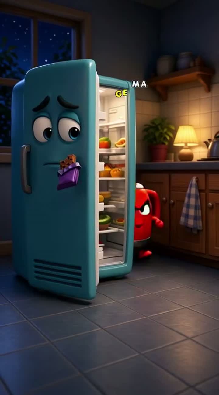 Komik, renkli, 3D animasyon tarzında 45 saniyelik bir çizgi film… — AI cartoon