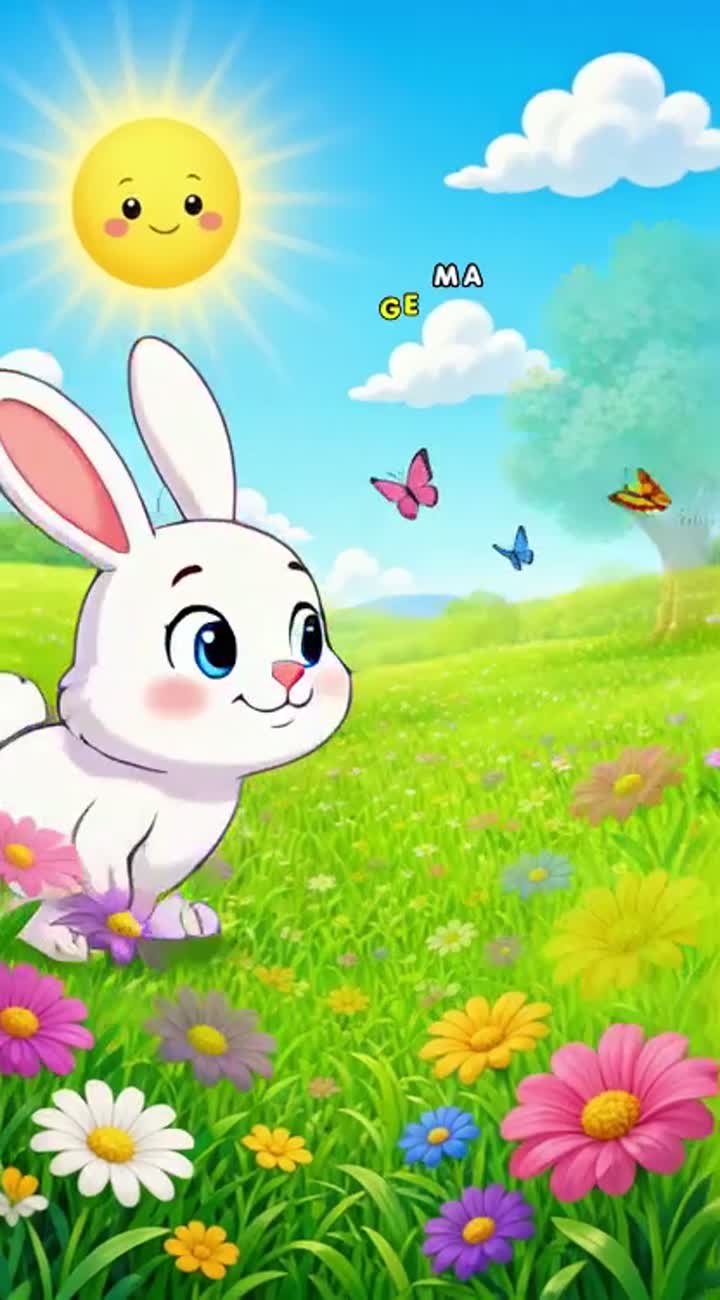 The Bunny Who Shared His Carrot — AI cartoon