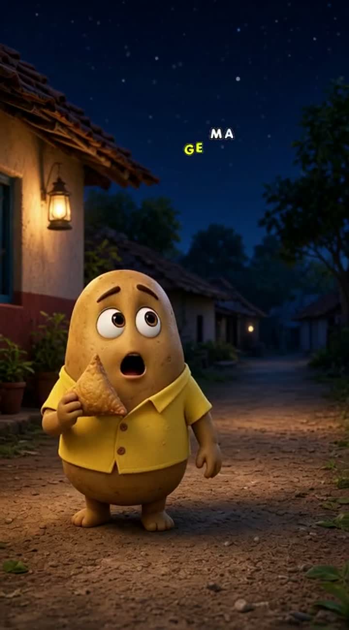 Vertical 9:16 funny 3D cartoon video — AI cartoon
