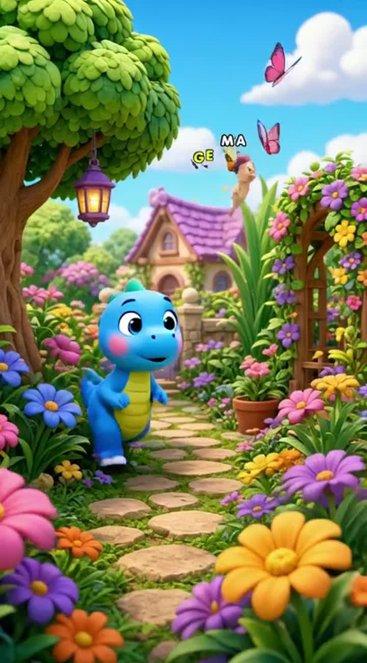 Colorful 3D cartoon for children — AI cartoon